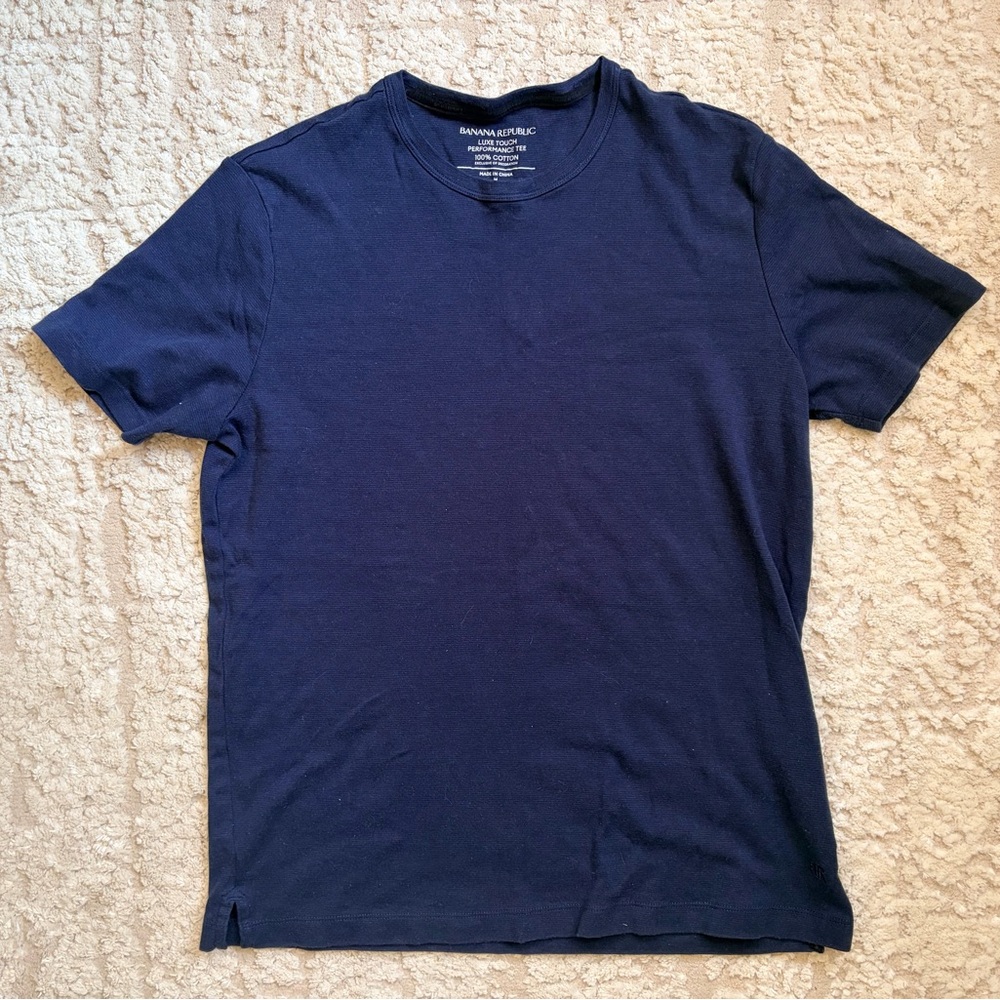 Banana Republic Men’s Navy Short Sleeve Crewneck Tee M
